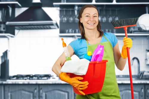 Professional communal area cleaning in a Nottinghill residential building