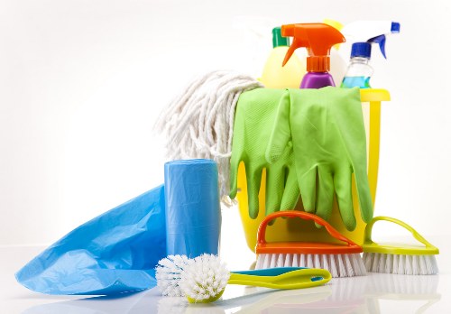 Steam cleaning process for carpets in a London flat