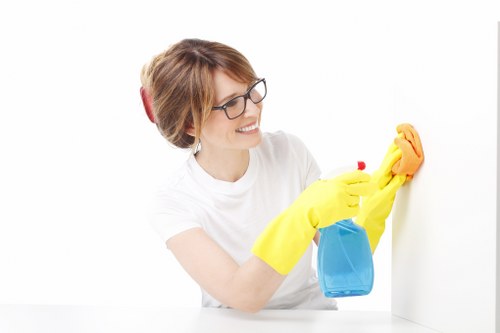 Shared hallway and stairwell cleaning in a Nottinghill property